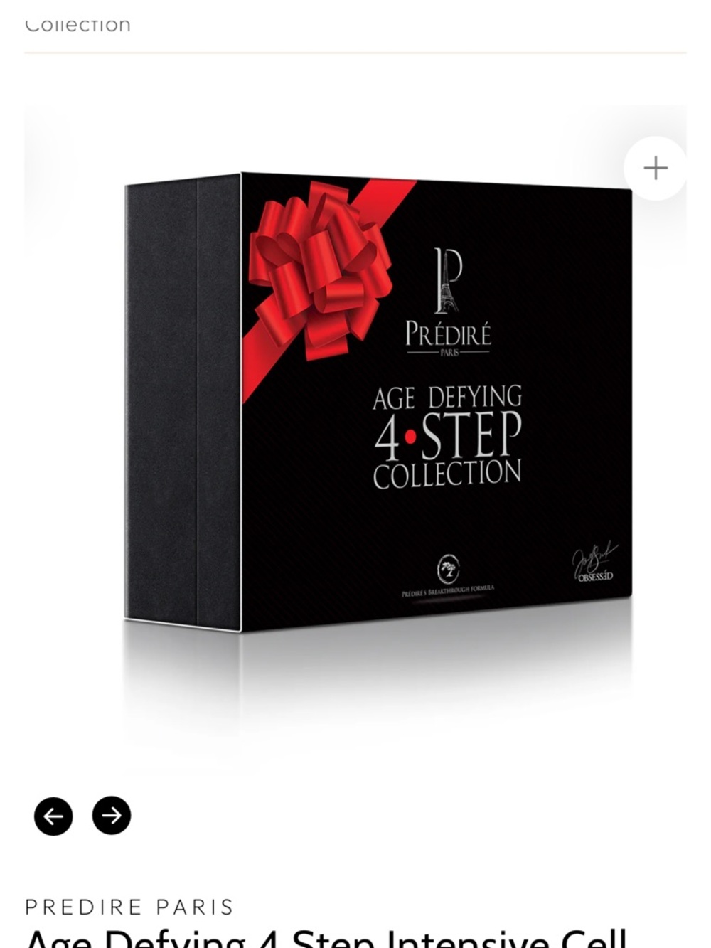 Prédiré Paris Age Defying 4-Step Collection - Black & Red